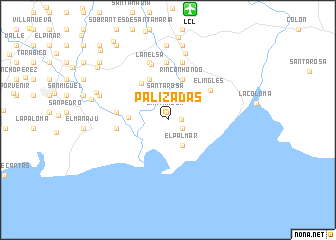 map of Palizadas