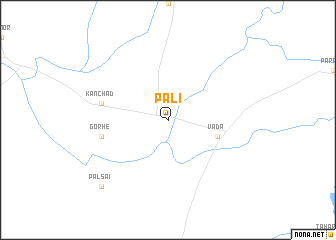 map of Pāli