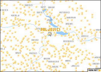 map of Paljevići