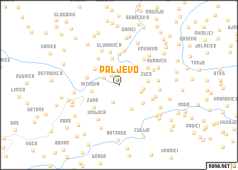 map of Paljevo