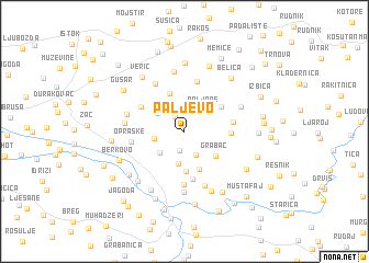 map of Paljevo