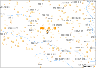 map of Paljevo