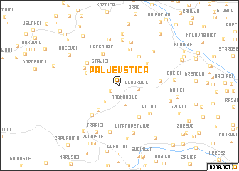 map of Paljevštica