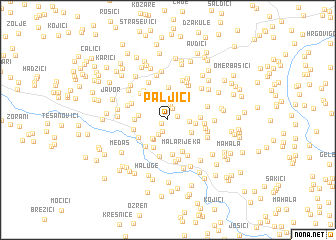 map of Paljići