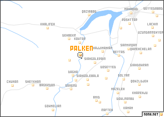 map of Palken
