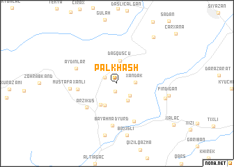 map of Palkhash