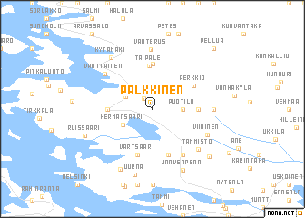 map of Palkkinen