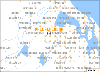 map of Pallachchenai