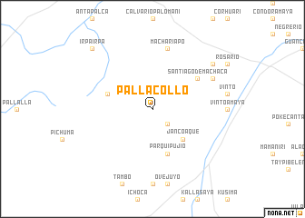 map of Pallacollo