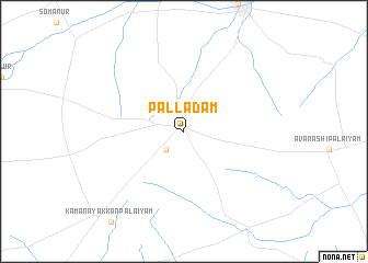 map of Palladam