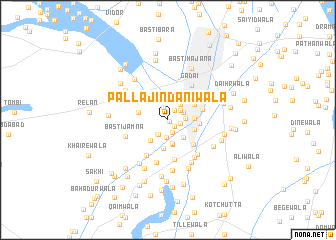 map of Palla Jindāniwāla
