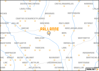 map of Pallanne