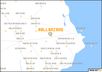 map of Pallanzano