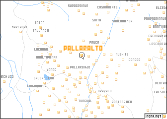 map of Pallar Alto