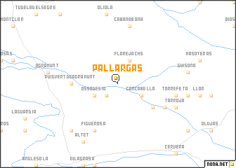 map of Pallargas