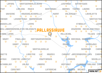 map of Pallassiauve