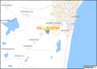 map of Pallāvaram