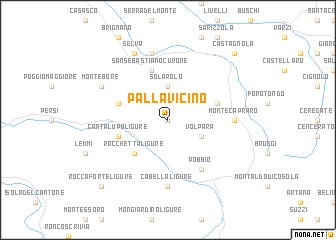 map of Pallavicino