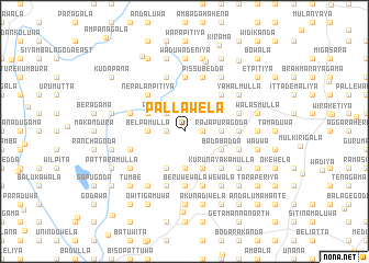 map of Pallawela