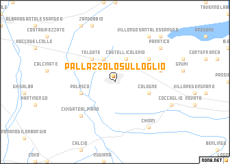 map of Pallazzolo sullʼOglio