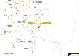 map of Pallccapampa