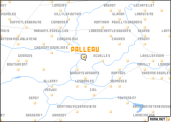 map of Palleau