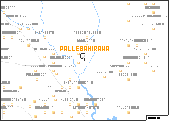 map of Pallebahirawa