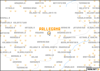 map of Pallegama