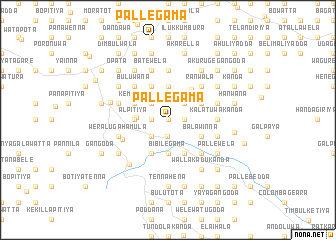 map of Pallegama