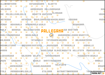 map of Pallegama