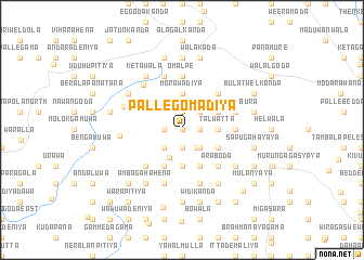 map of Pallegomadiya