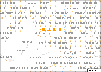 map of Pallehena