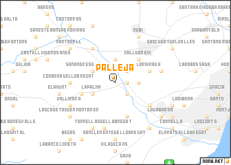 map of Pallejá