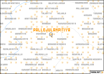 map of Pallejulampitiya