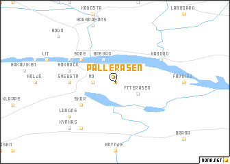 map of Palleråsen