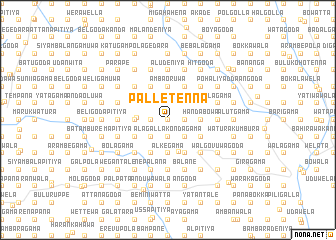 map of Palletenna