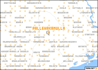 map of Pallewakamulla