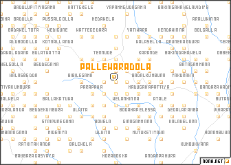 map of Palle Waradola