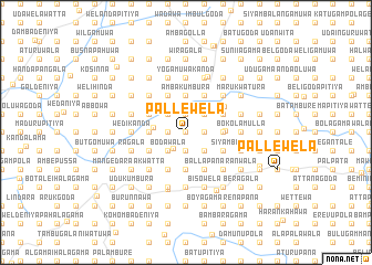 map of Pallewela