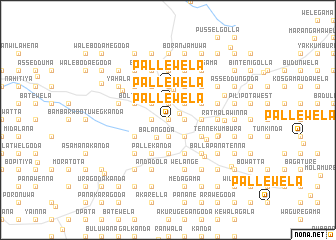 map of Pallewela