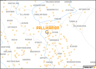 map of Pallikárion