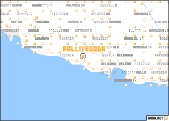 map of Palliyegoda