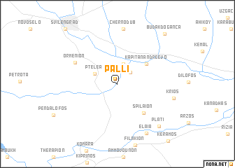 map of Pálli