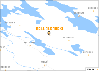 map of Pallolanmäki