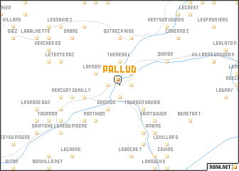 map of Pallud