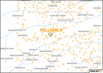 map of Pallūwāla