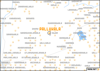 map of Palluwāla
