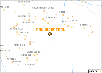 map of Palma Central