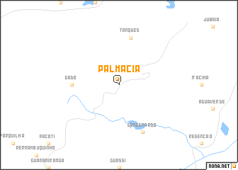 map of Palmácia