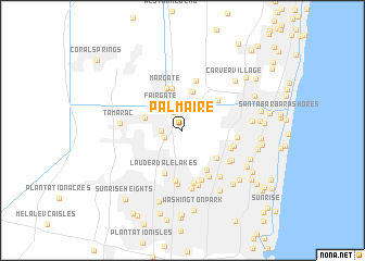 Palm Aire (United States - USA) map - nona.net